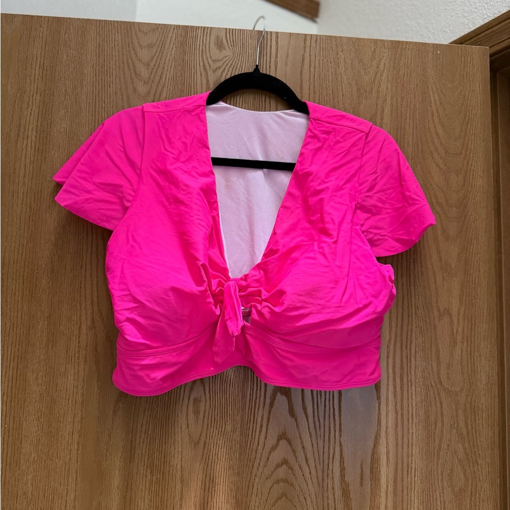 Pink Swim Top
